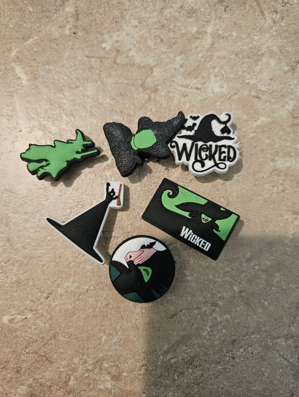 6 Wicked Shoe Charms